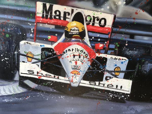 Ayrton Senna McLaren MP4-7A Honda Formula one